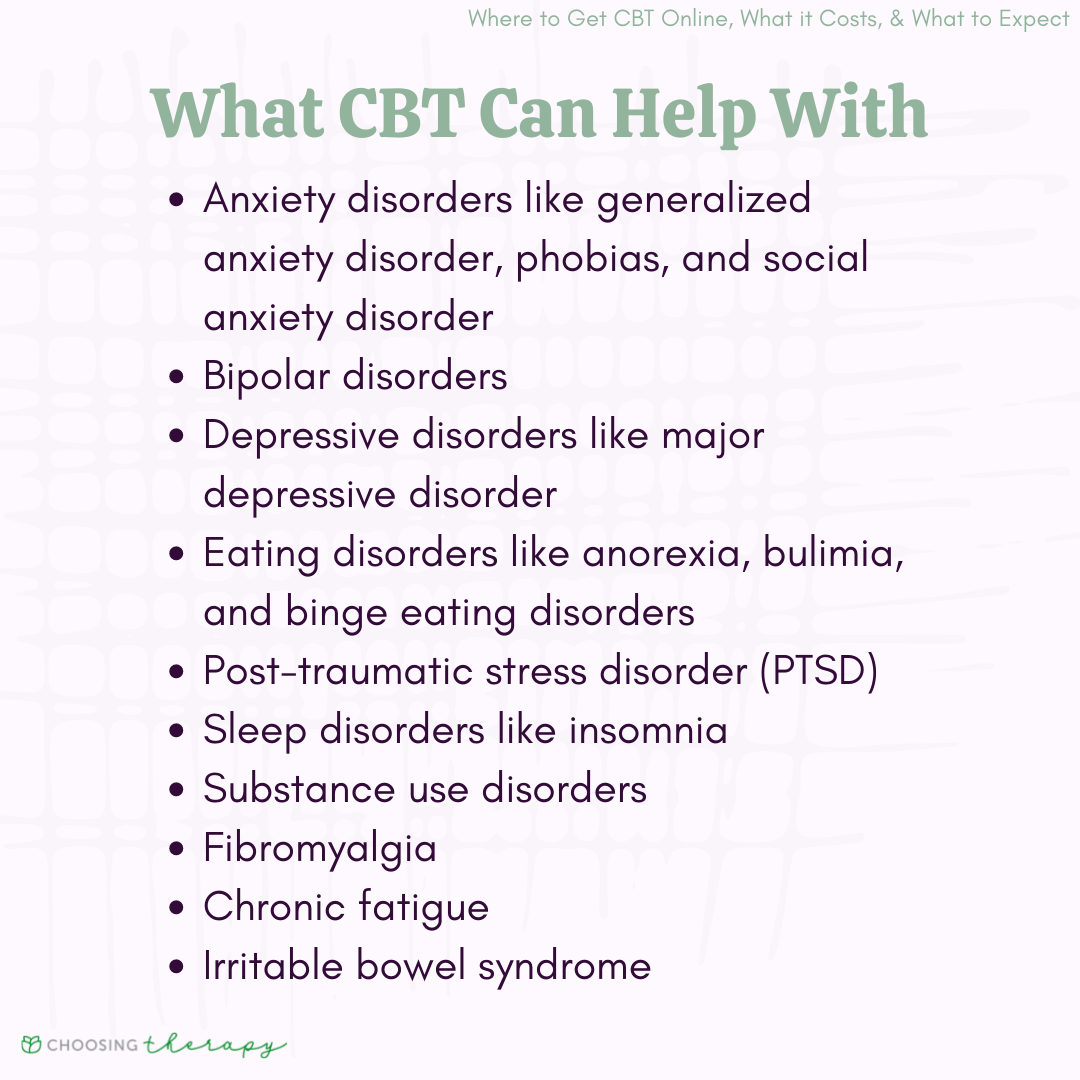 What Cognitive Behavioral Therapy (CBT) Can Help With