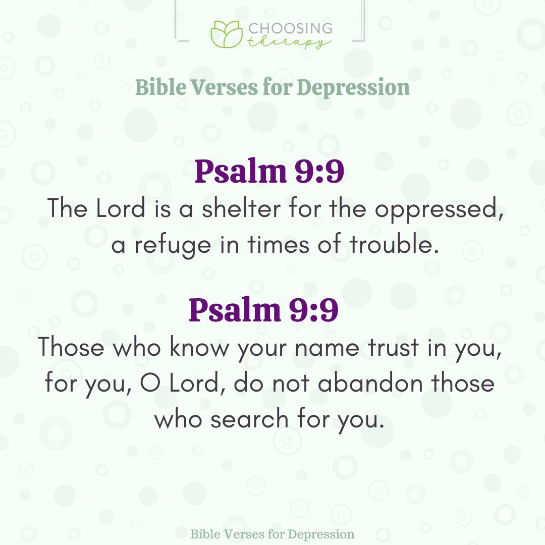 Bible Verses For Depression