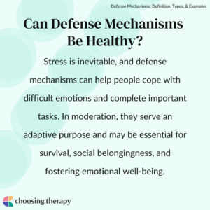 Can Defense Mechanisms Be Healthy?