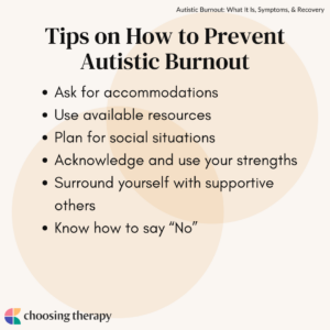 Tips on How to Prevent Autistic Burnout