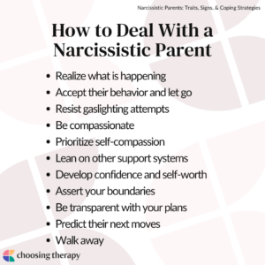 How to Deal With a Narcissistic Parent