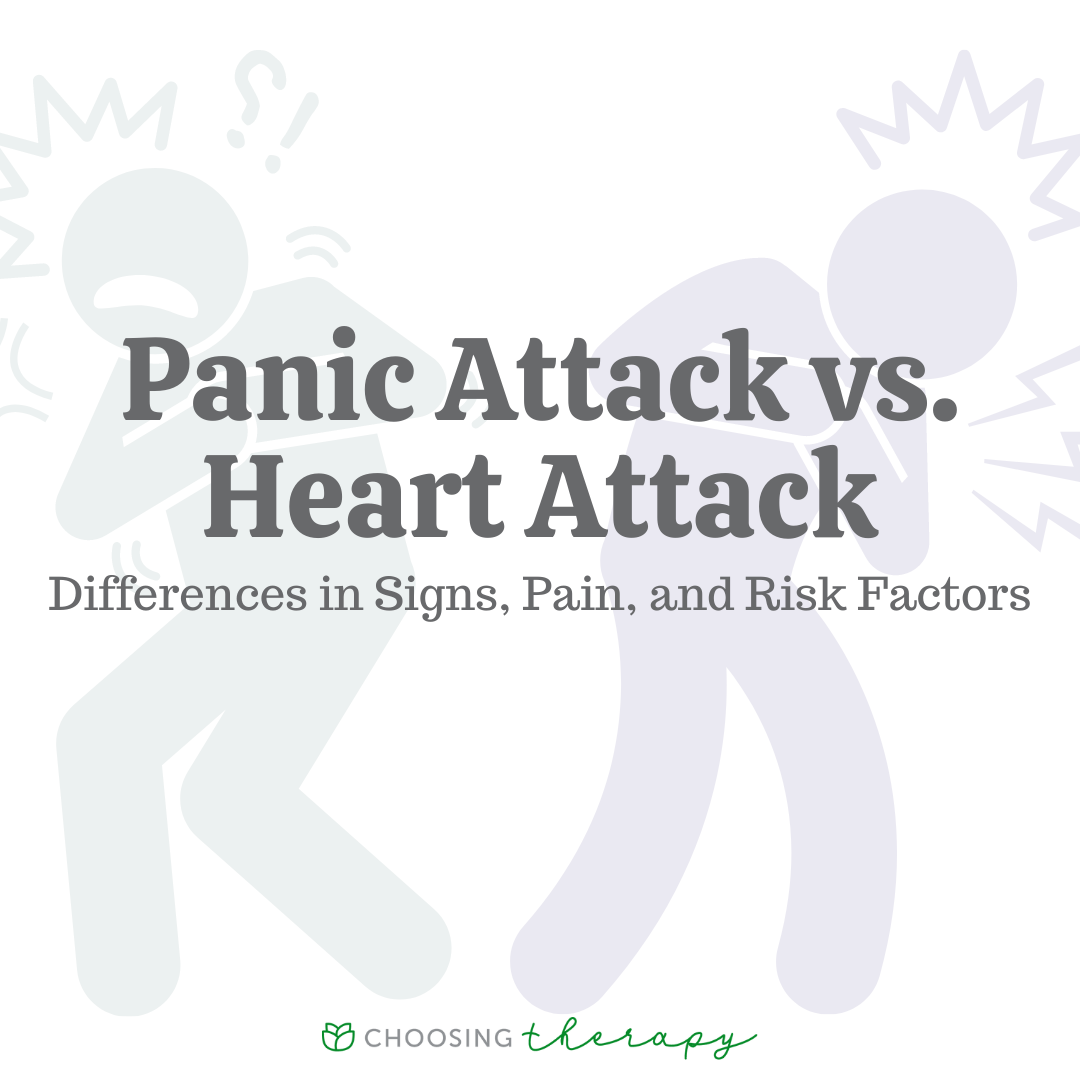 Panic Attack vs. Heart Attack: Differences in Signs, Pain, & Risk Factors