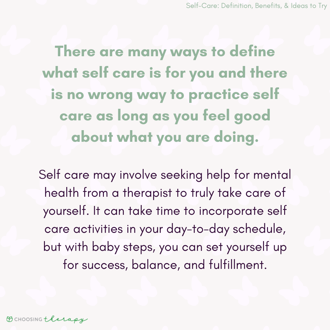 Self-Care and Seeking Mental Health