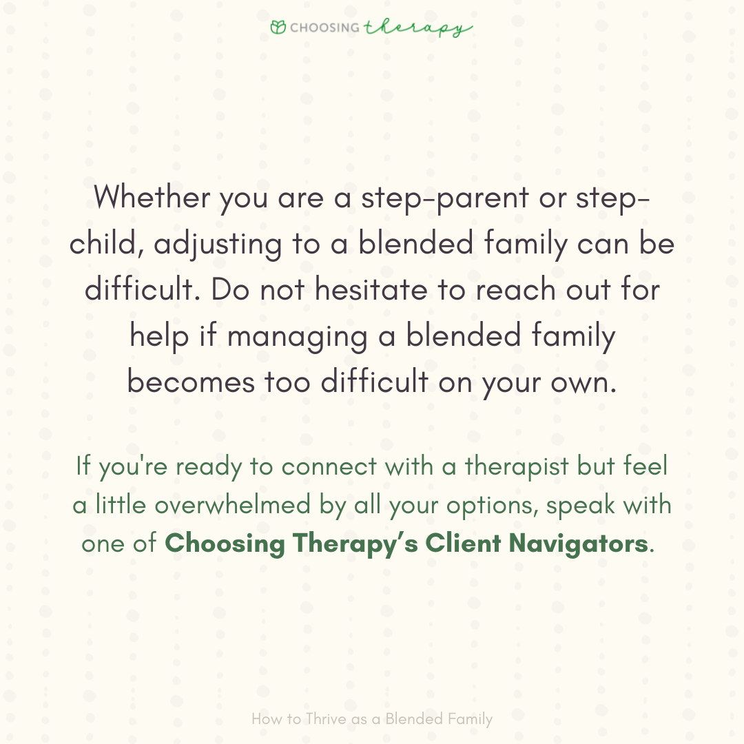 Therapies to Manage Blended Family Issues