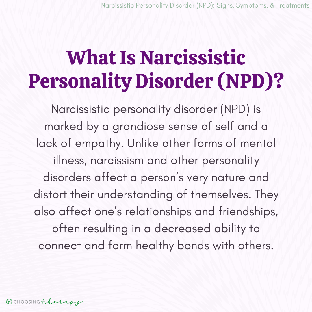 case study narcissistic personality disorder