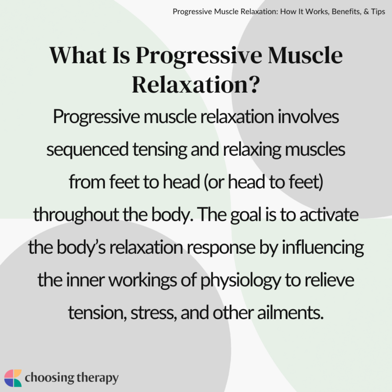 Which Of The Following Is Responsible For Muscle Relaxation What Is Progressive Muscle Relaxation?