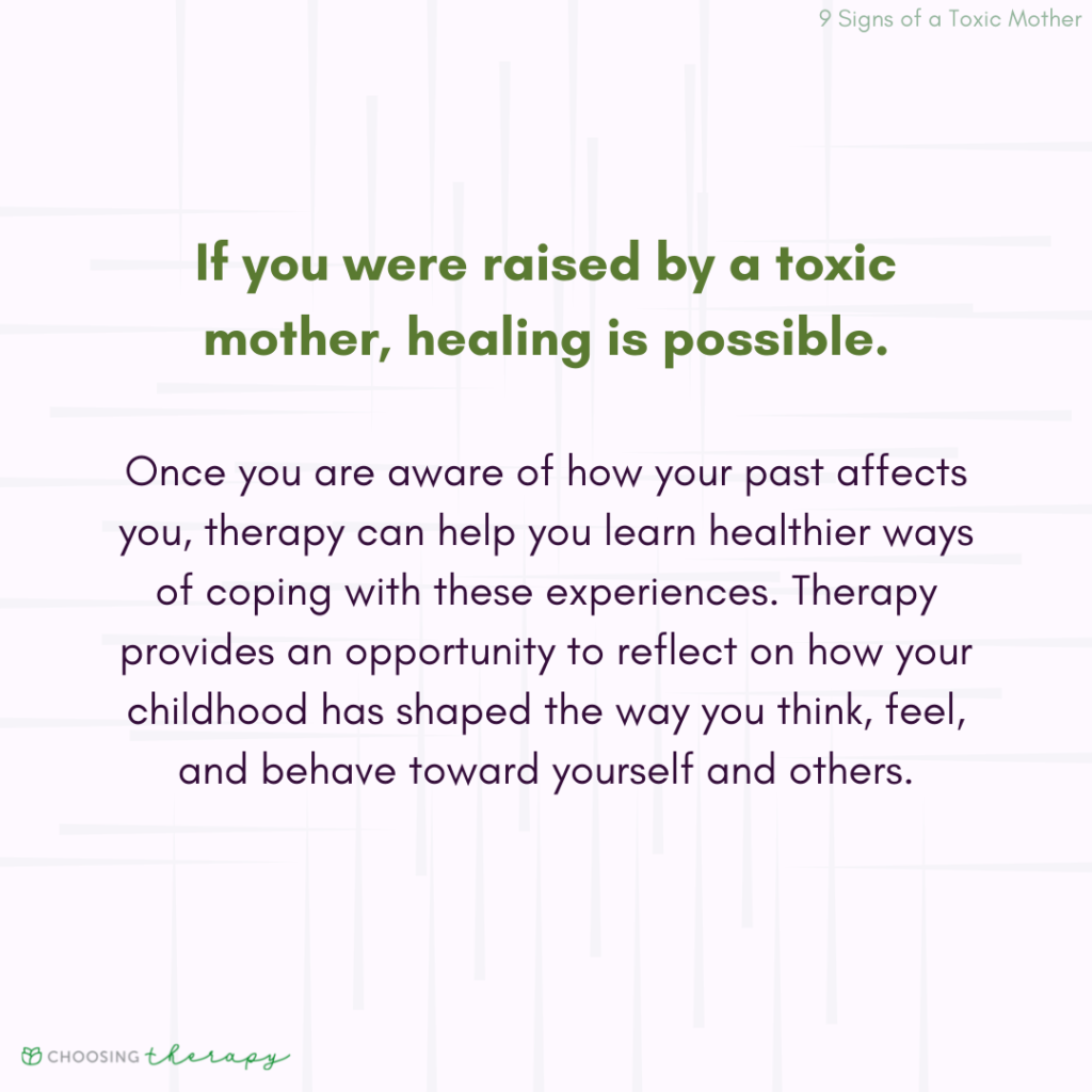 9 Signs of a Toxic Mother & The Effects of Being Raised by One