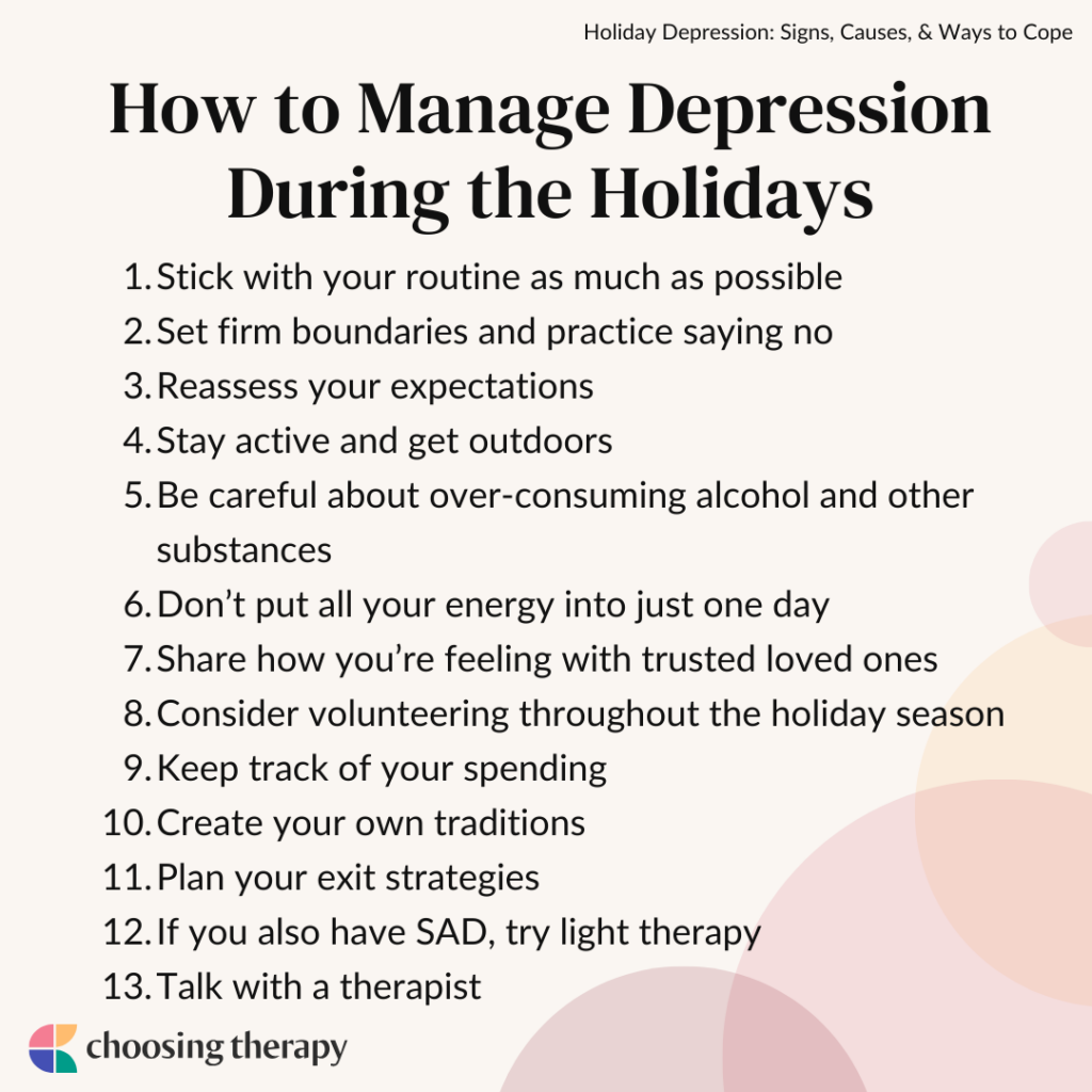 How to Manage Depression During the Holidays