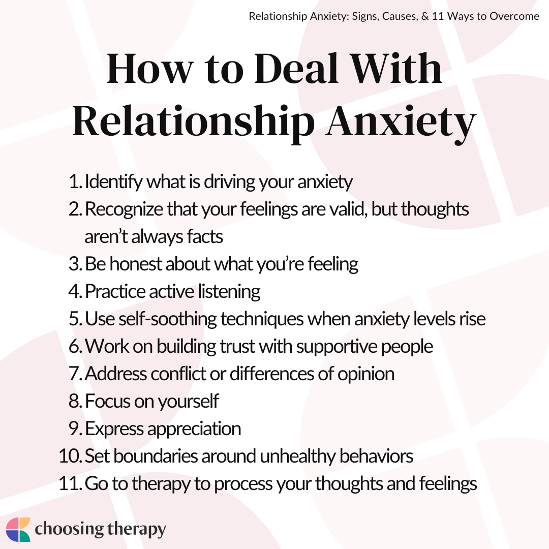 Ways to Deal with Anxiety in a Relationship