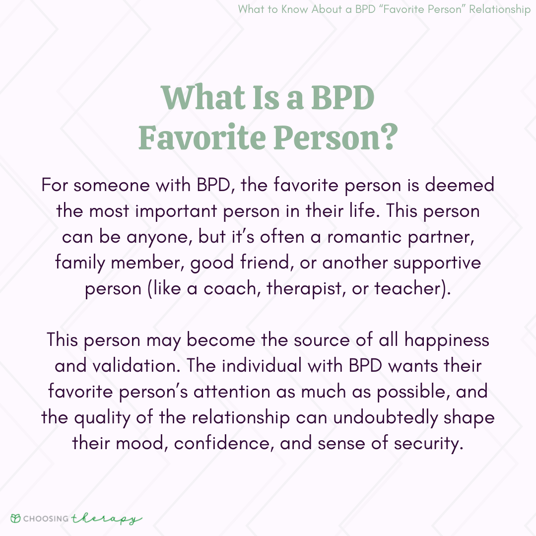 What to Know About a BPD “Favorite Person” Relationship image pic