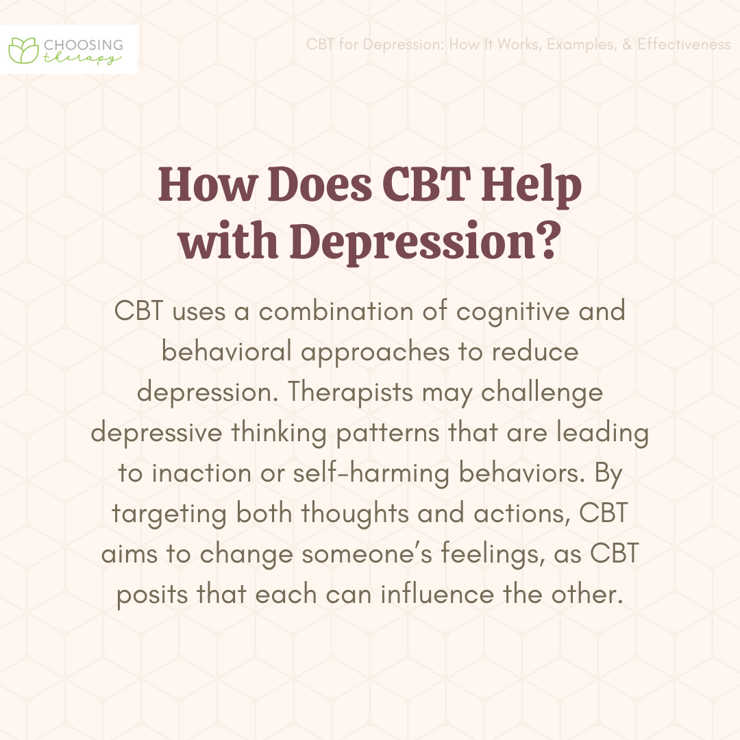 cbt for depression literature review