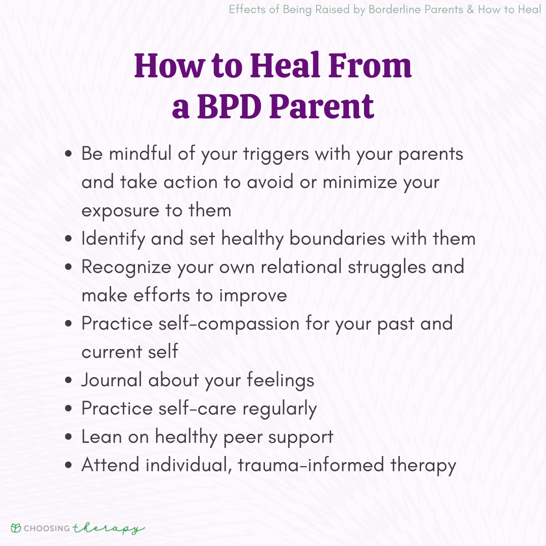 How to Heal From a BPD Parent