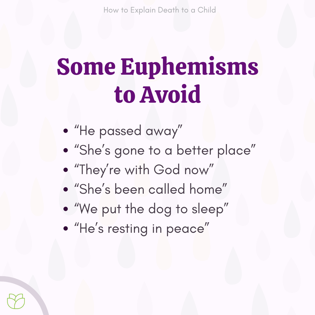 Euphemisms to Avoid When Explaining Death to Children