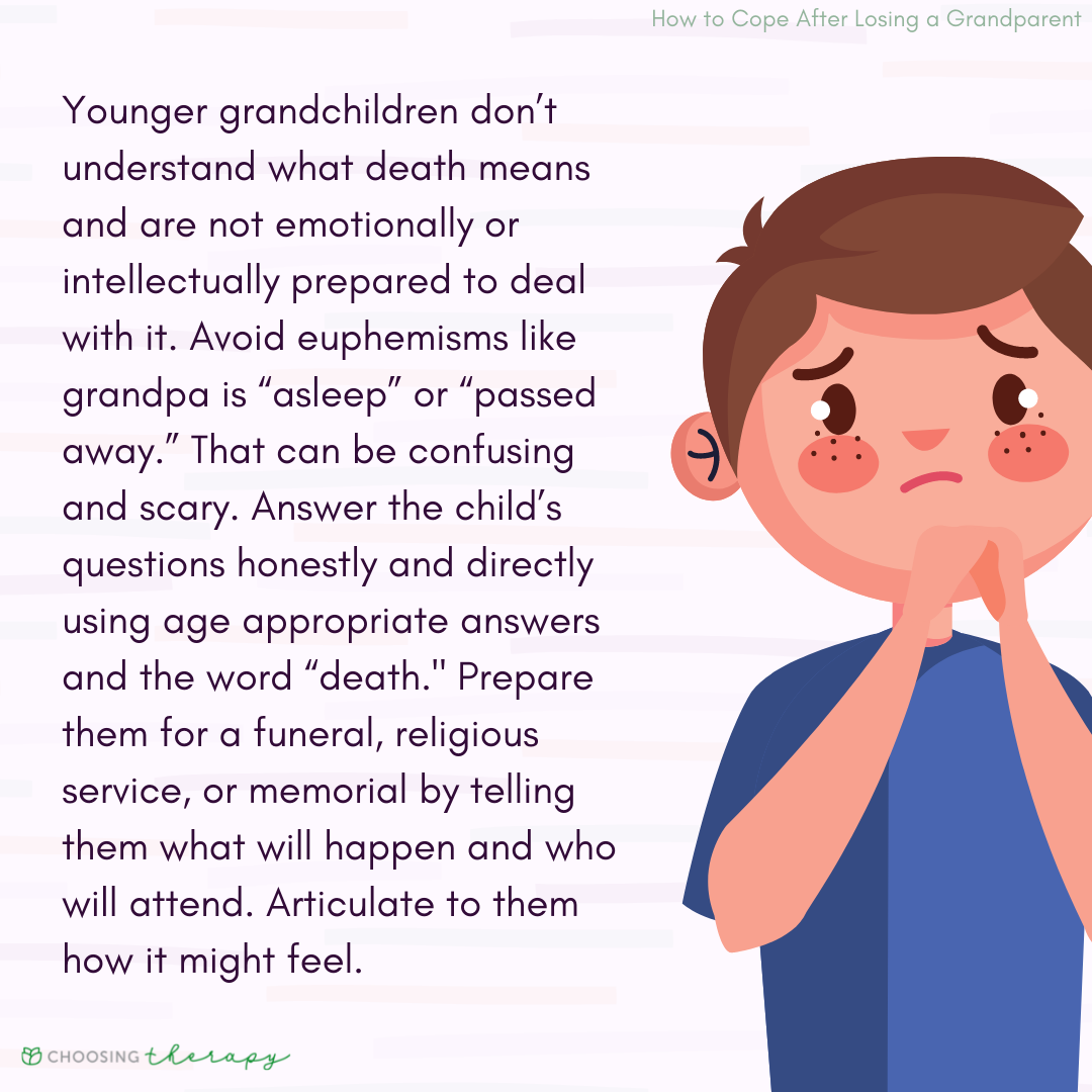 Explaining Death of a Grandparent to Younger Children in the Family