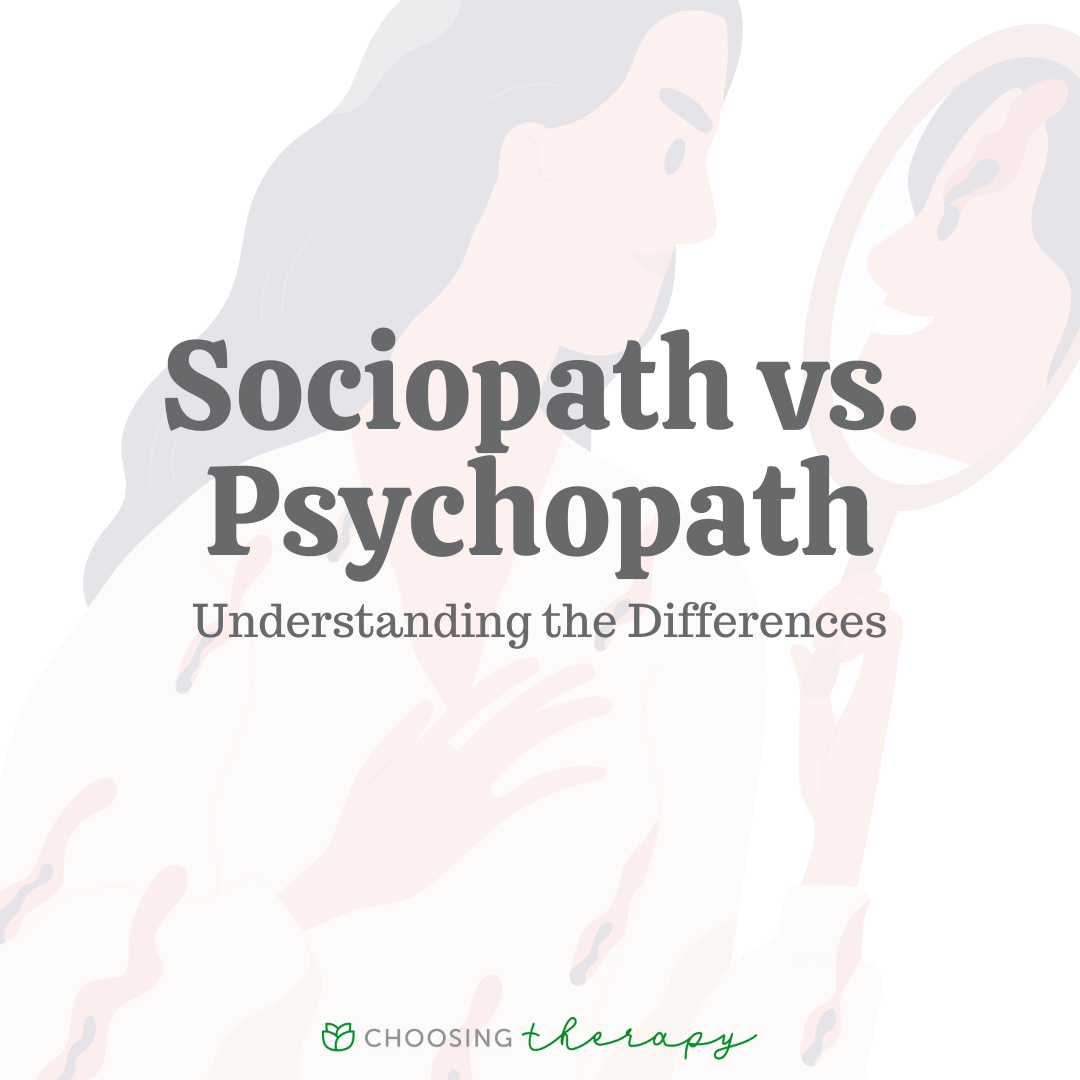 Psychopath difference and of sociopath Narcissist vs.