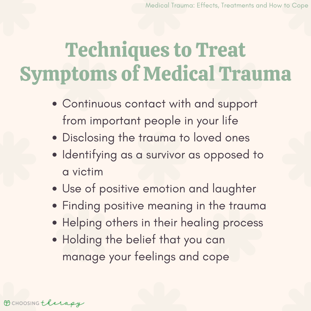 Techniques to Treat Symptoms of Medical Trauma