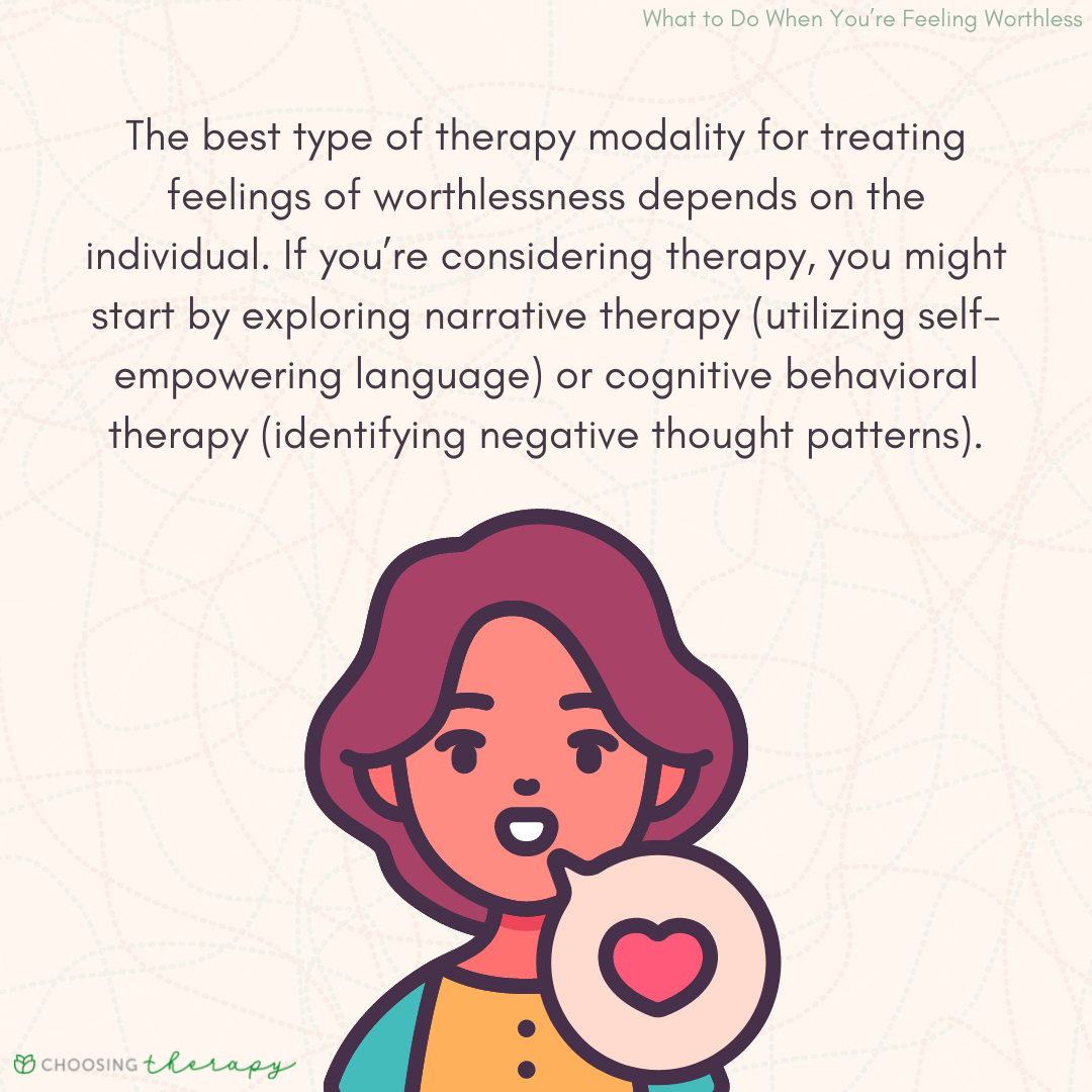Therapy Modality for Treating Feelings of Worthlessness