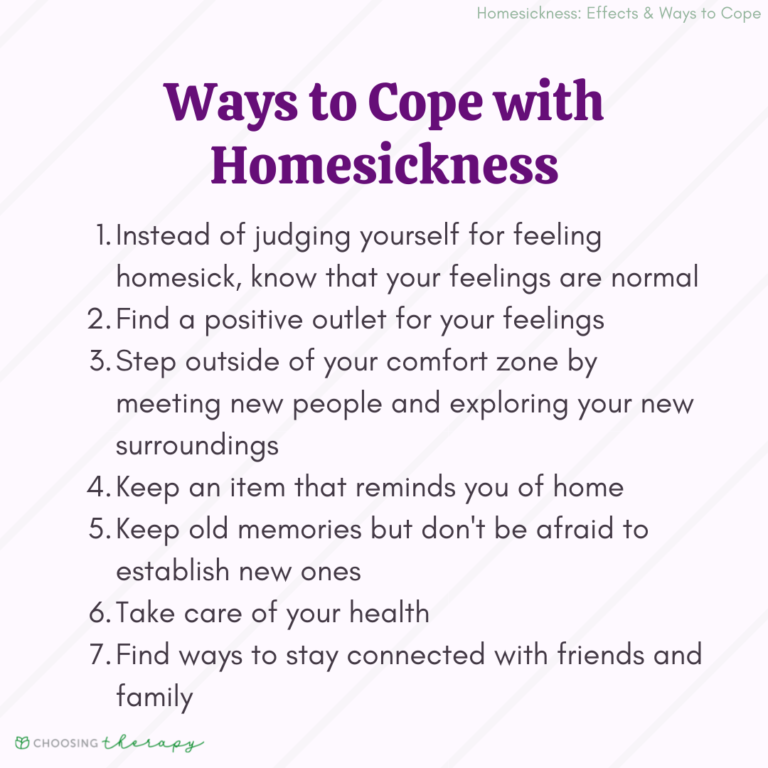 Homesickness Signs, Effects & 7 Ways to Cope Choosing Therapy