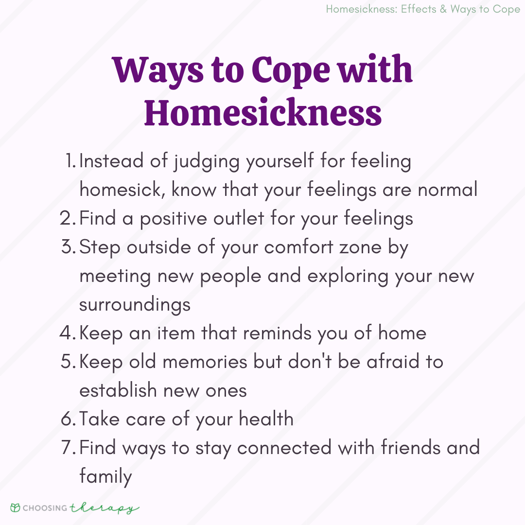 Ways to Cope with Homesickness