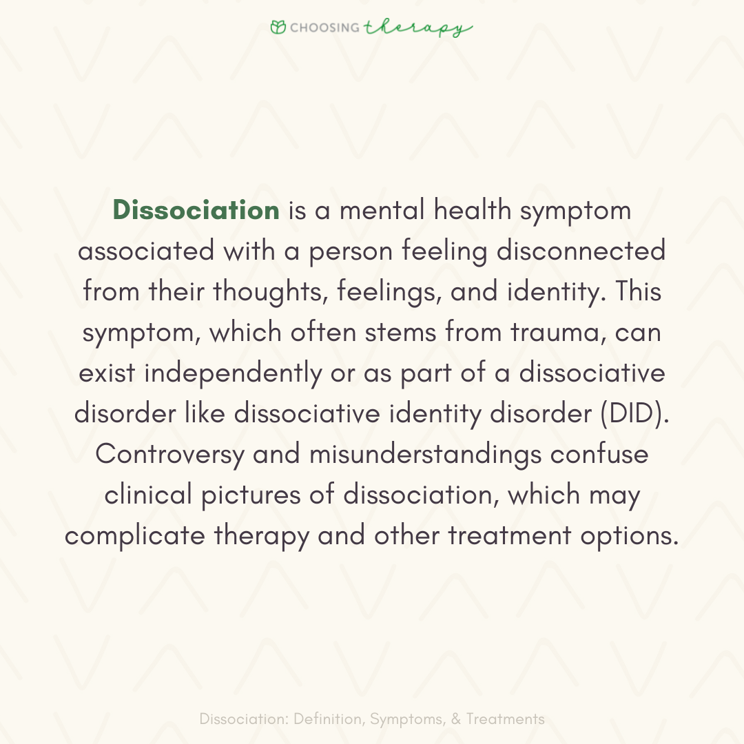 What is Dissociation
