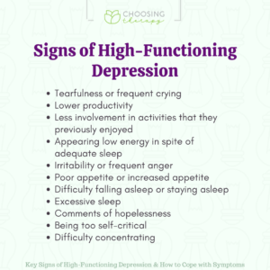 Signs of High-Functioning Depression
