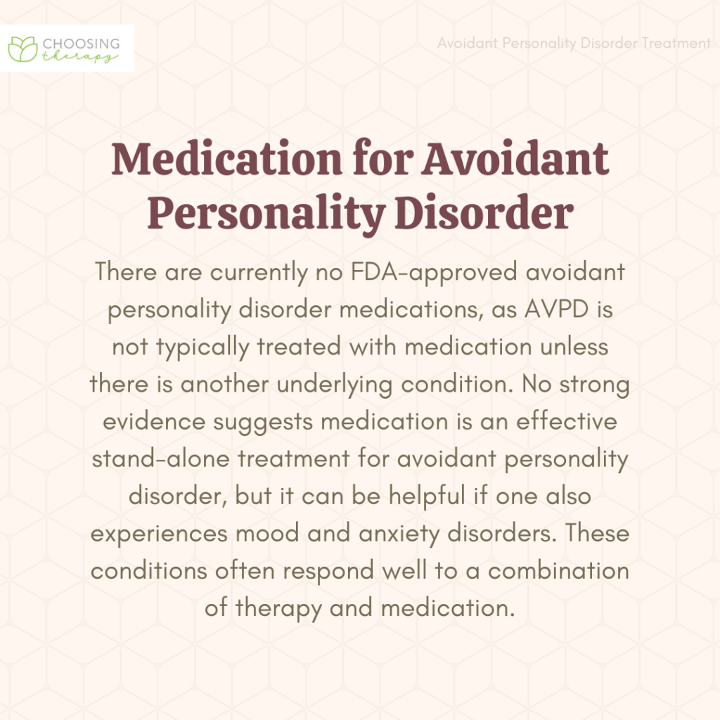 Avoidant Personality Disorder Treatments