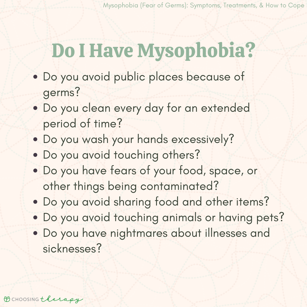 Do I have Mysophobia