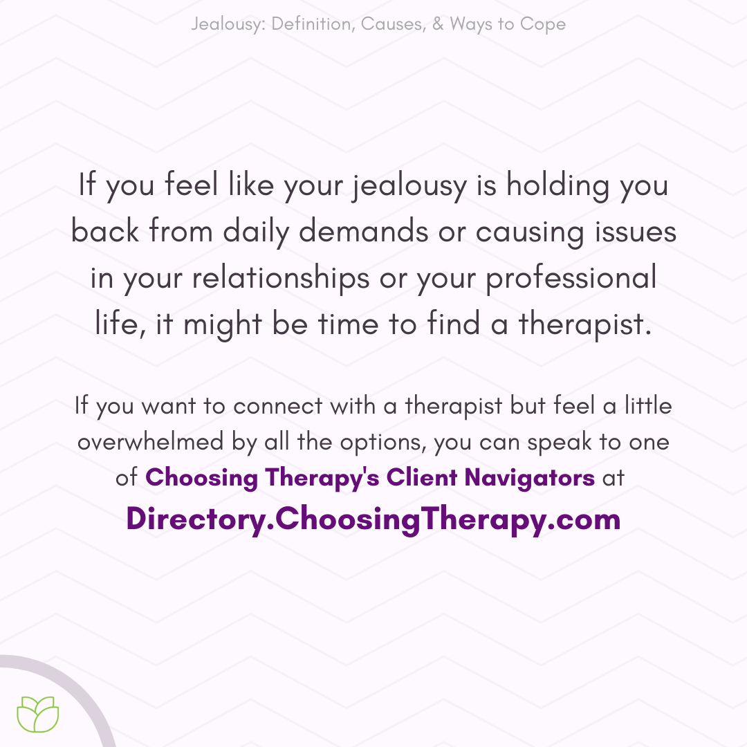 Finding a Therapist to Help Deal with Jealousy