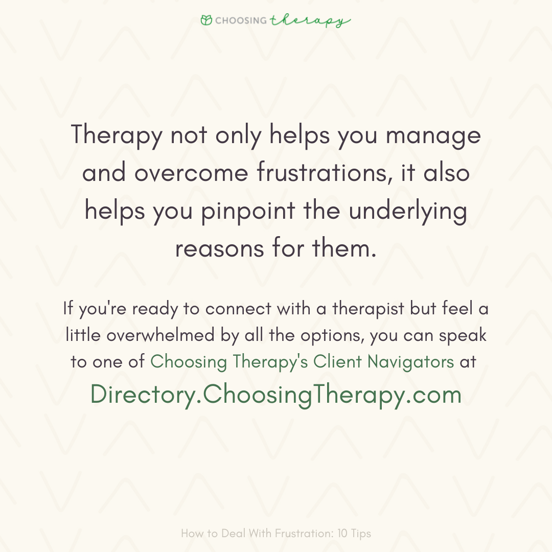 How Therapy Can Help Manage and Overcome Frustrations