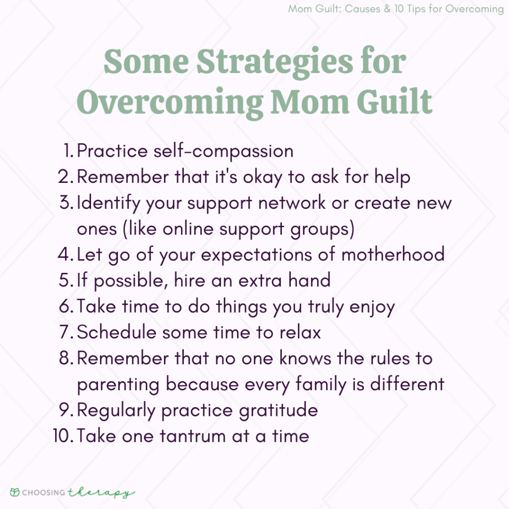 13 Tips for Overcoming Mom Guilt