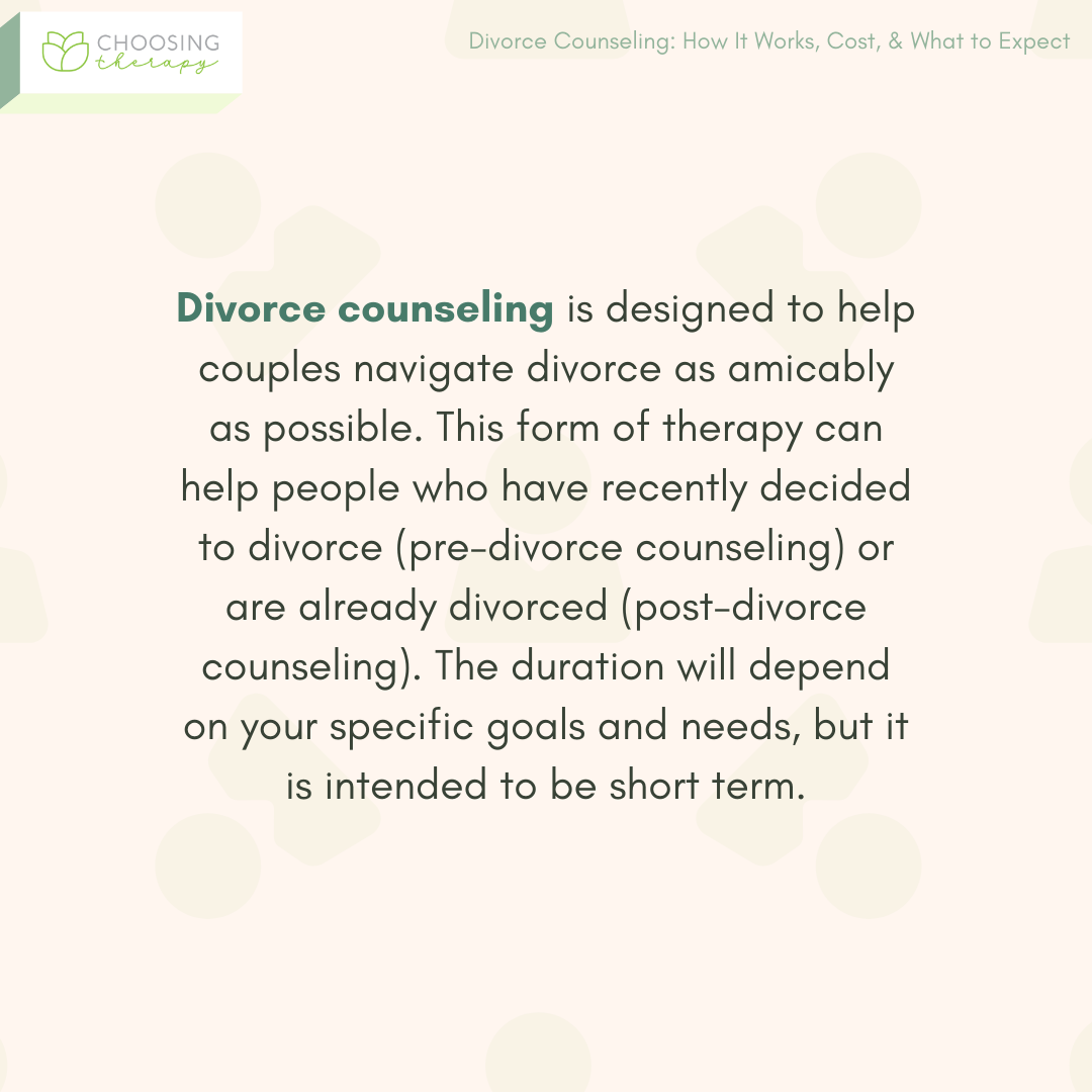 What is Divorce Counseling
