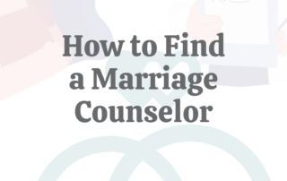 How to Find a Marriage Counselor