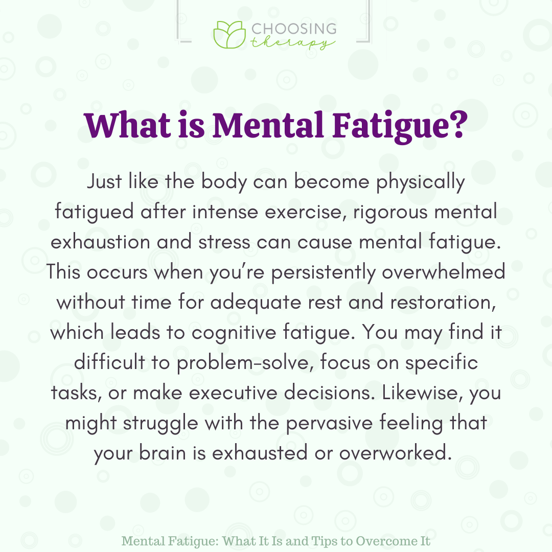 17 Tips to Reduce Mental Fatigue