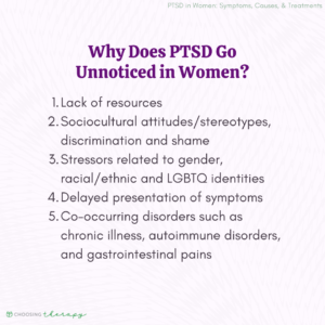 PTSD in Women: Symptoms, Causes, & Treatments