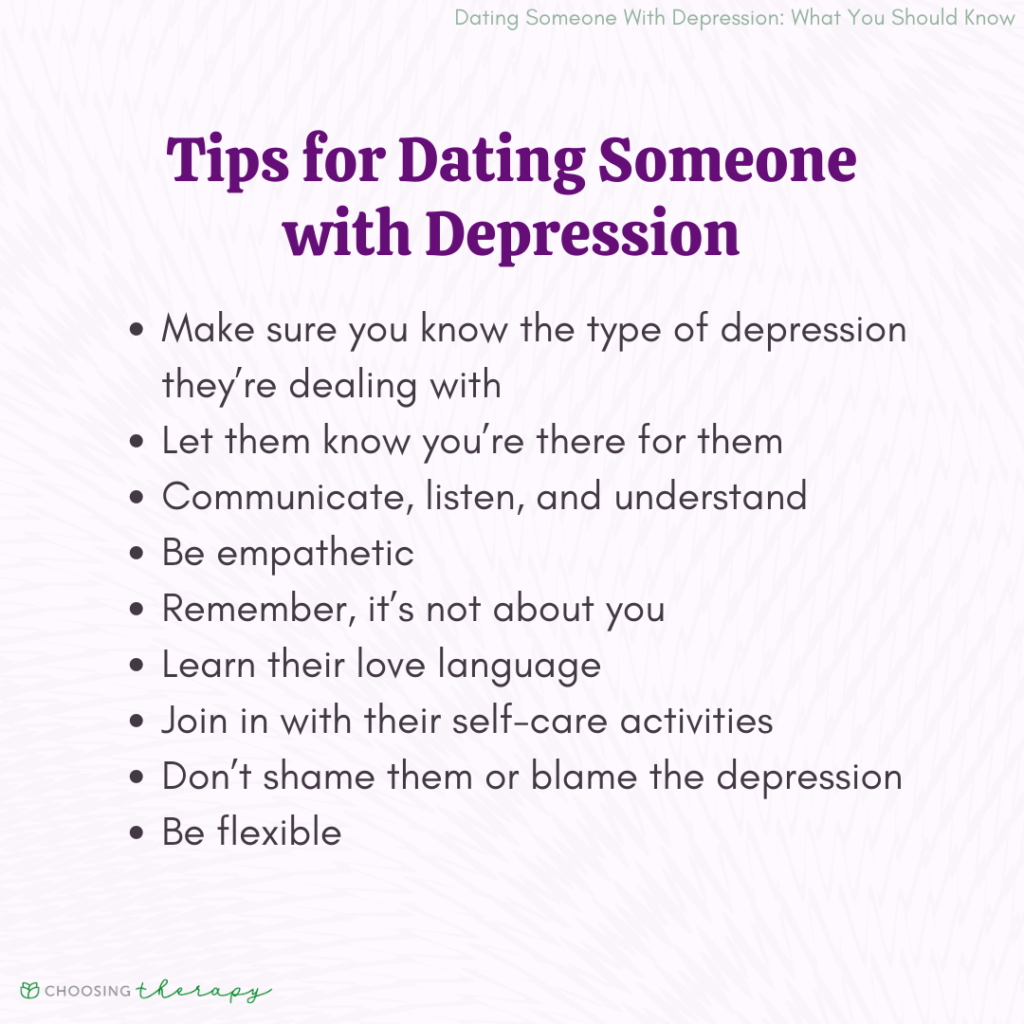 19 Tips for Dating Someone With Depression