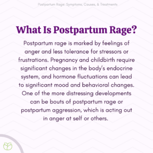 What Is Postpartum Rage?
