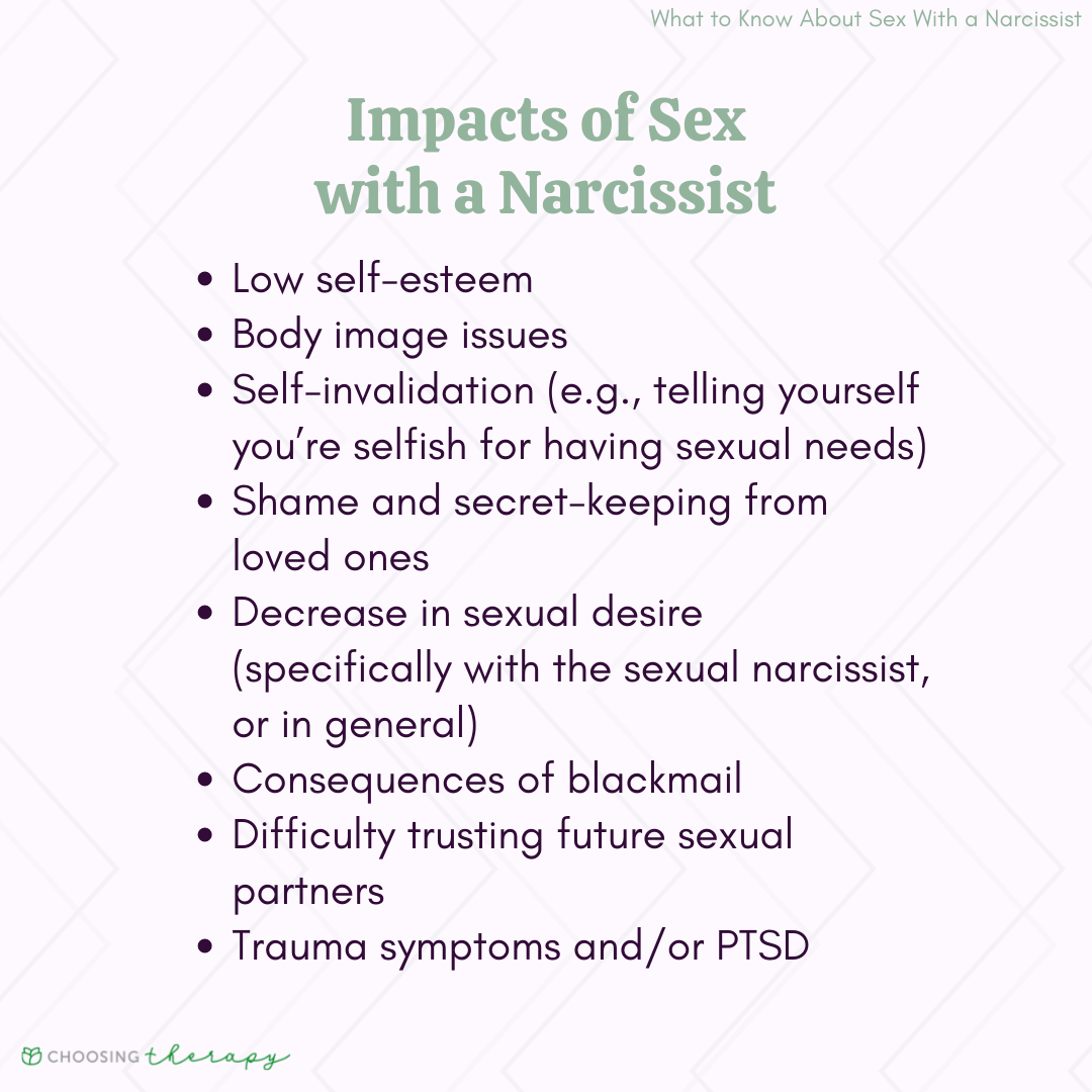 What To Know About Sex With A Narcissist