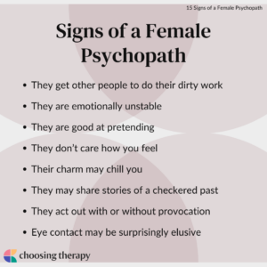 Signs of a Female Psychopath