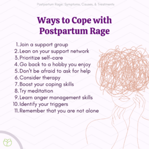 Ways to Cope With Postpartum Rage