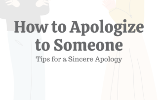 How to Apologize to Someone