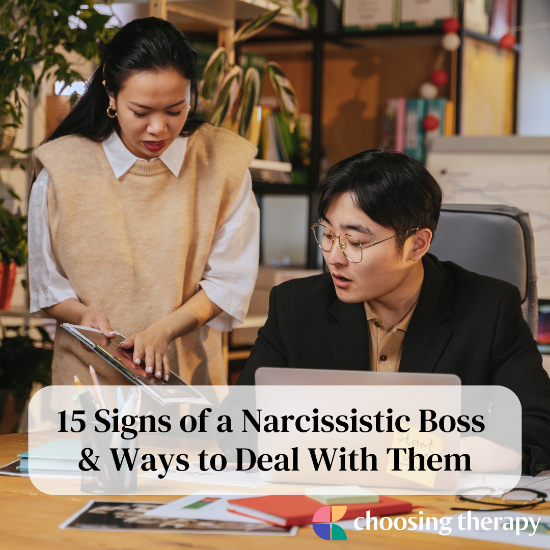 Do You Have a Narcissistic Boss? Here's How to Deal With Them
