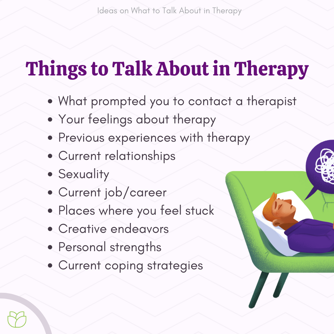 Things to Talk About in Therapy