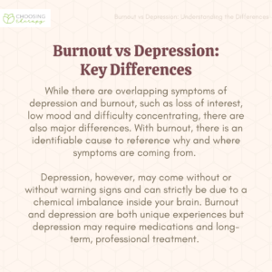 Burnout vs Depression: Understanding the Differences