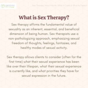 How Does Sex Therapy Work?