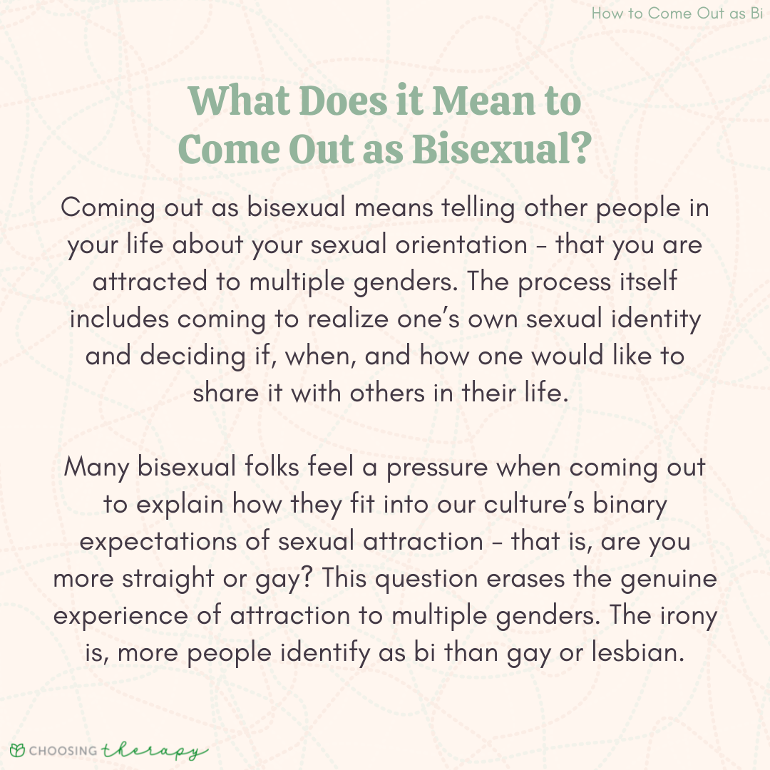 How To Come Out As Bisexual