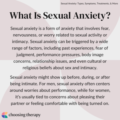 How to Cope With Sexual Anxiety