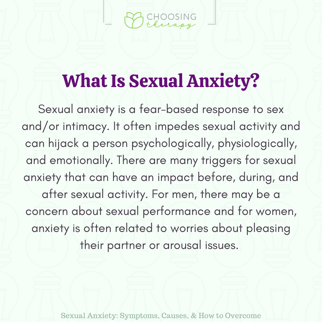 What Is Sexual Anxiety?