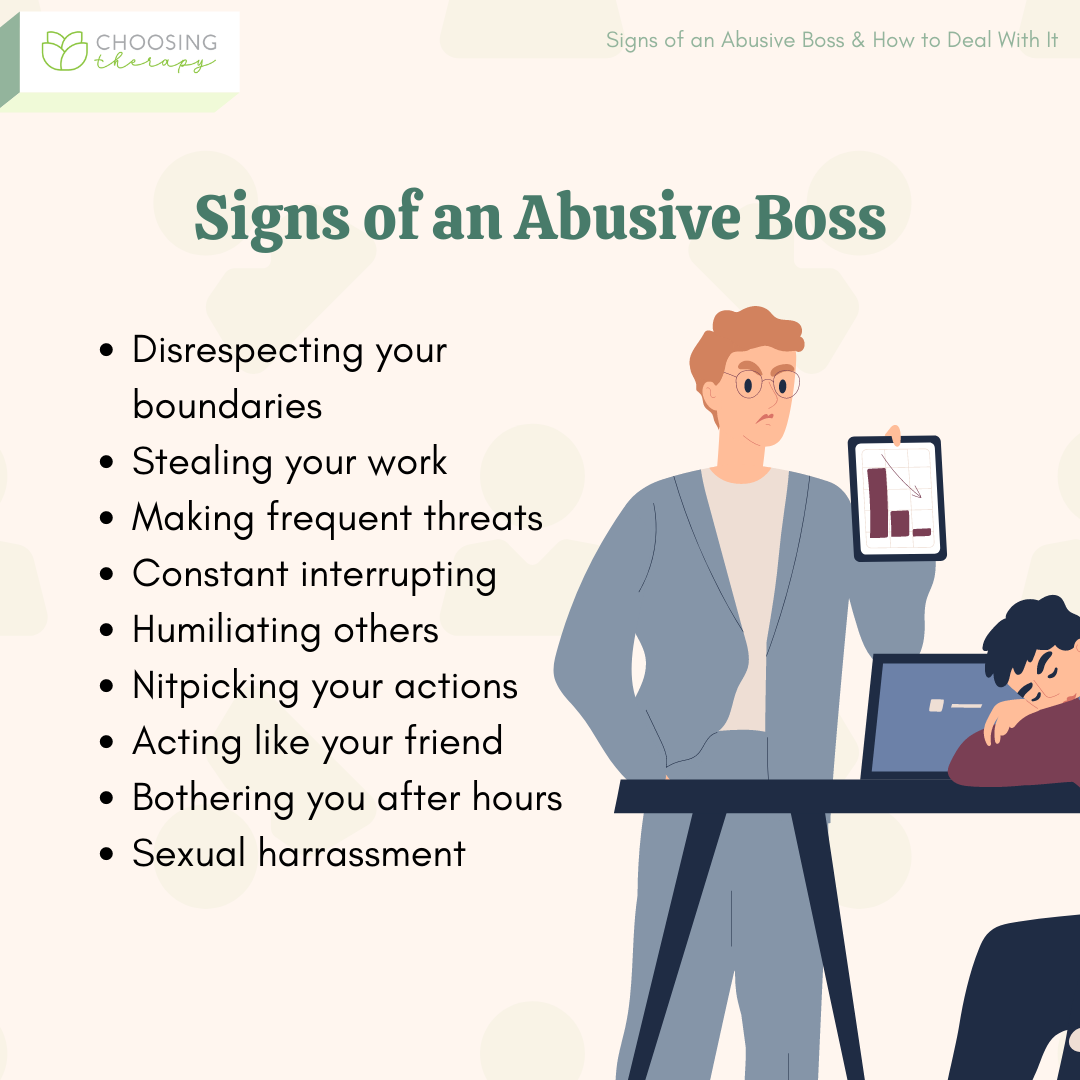 At søge tilflugt nærme sig landdistrikterne 19 Signs You're Working for an Abusive Boss