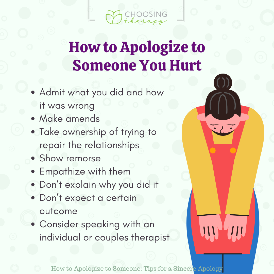 How to Apologize to Someone You Hurt
