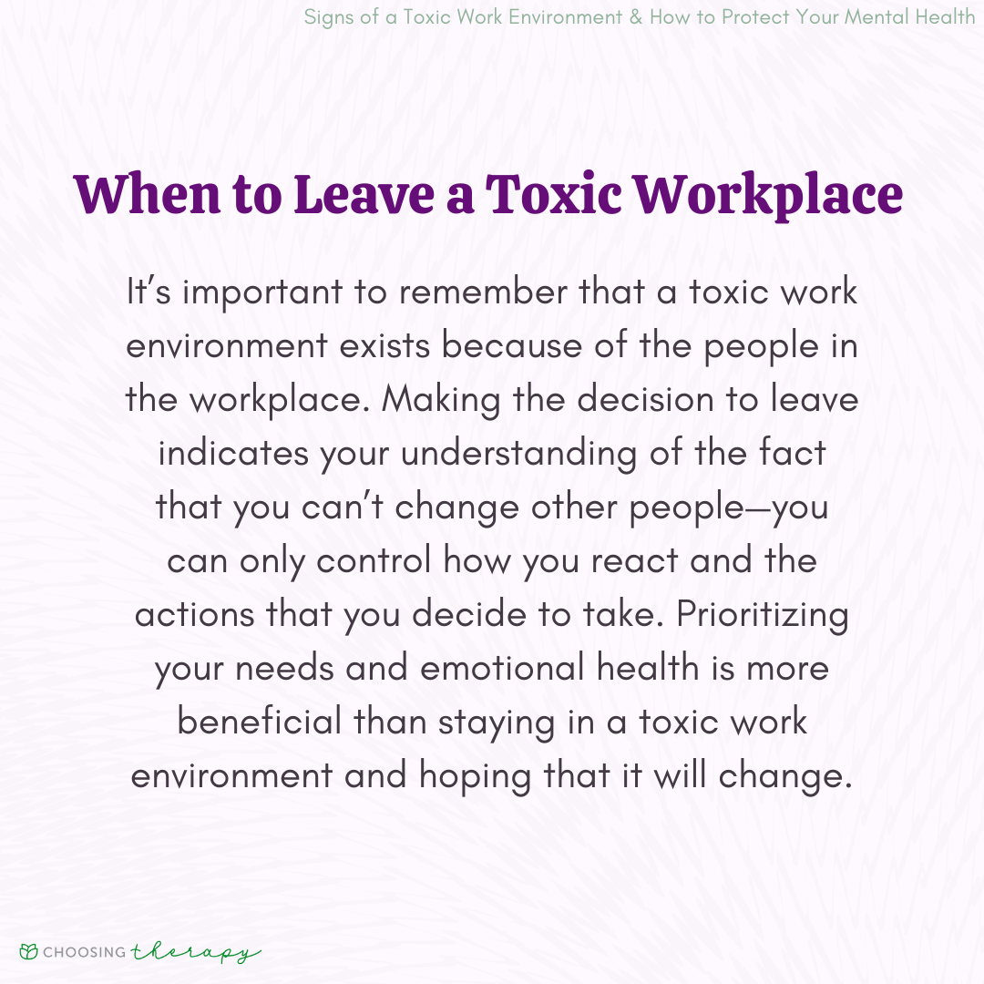 Toxic workplaces leave employees sick, scared, and looking for an